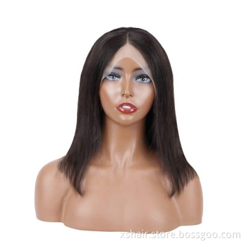 Hot Selling Brazilian Bob Wigs Short Cut Straight Bobo 13*4 Frontal Lace wig Ear to Ear Straight Hair Wigs
